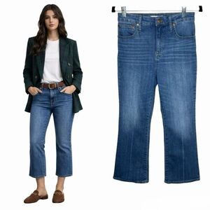 Madewell Curvy Cali Demi Boot Jeans Size 28 Tierney Wash Eco Edition High Waist